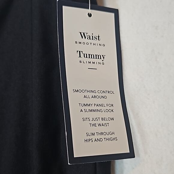 NWT Charter Club Skinny Leg Chelsea Black Waist Smoothing Pants - Picture 5 of 10